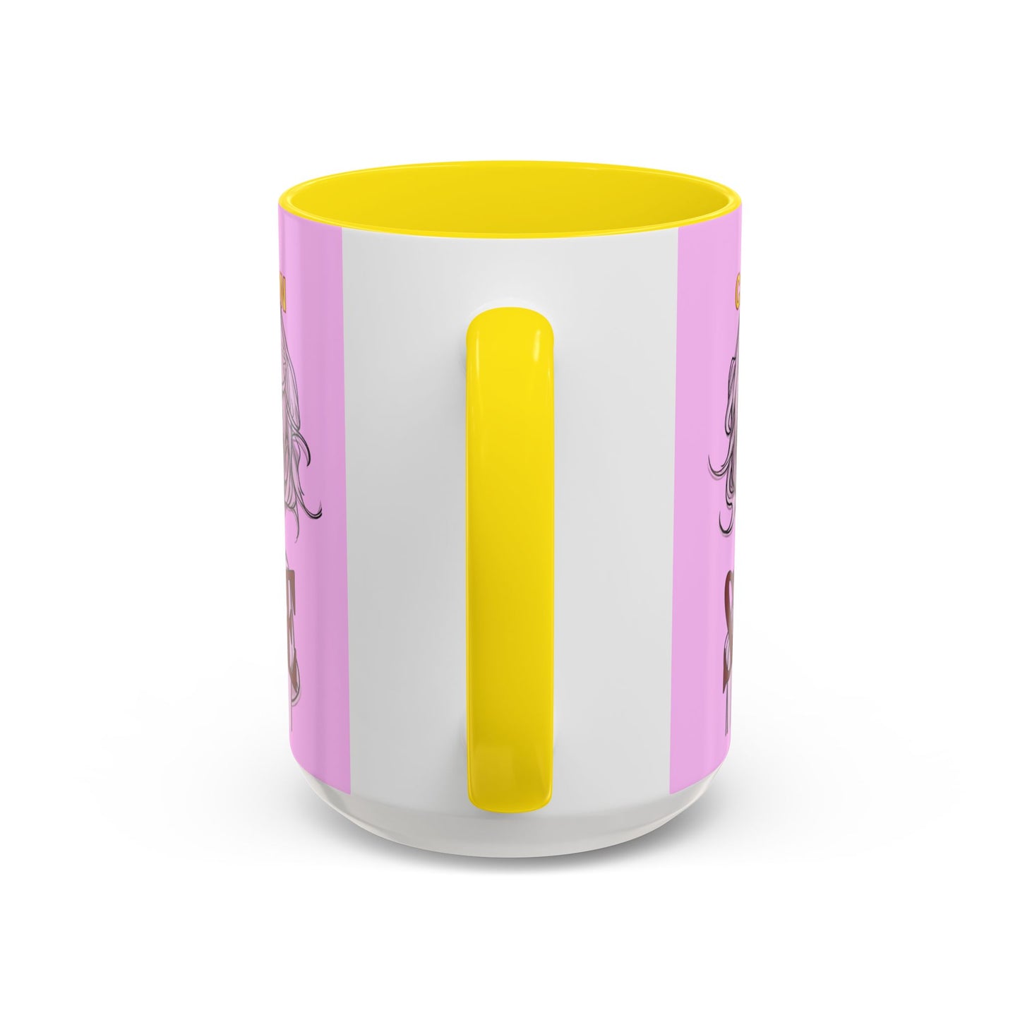 Caution, Savage Pink Accent Mug by cypherpunkgear.com