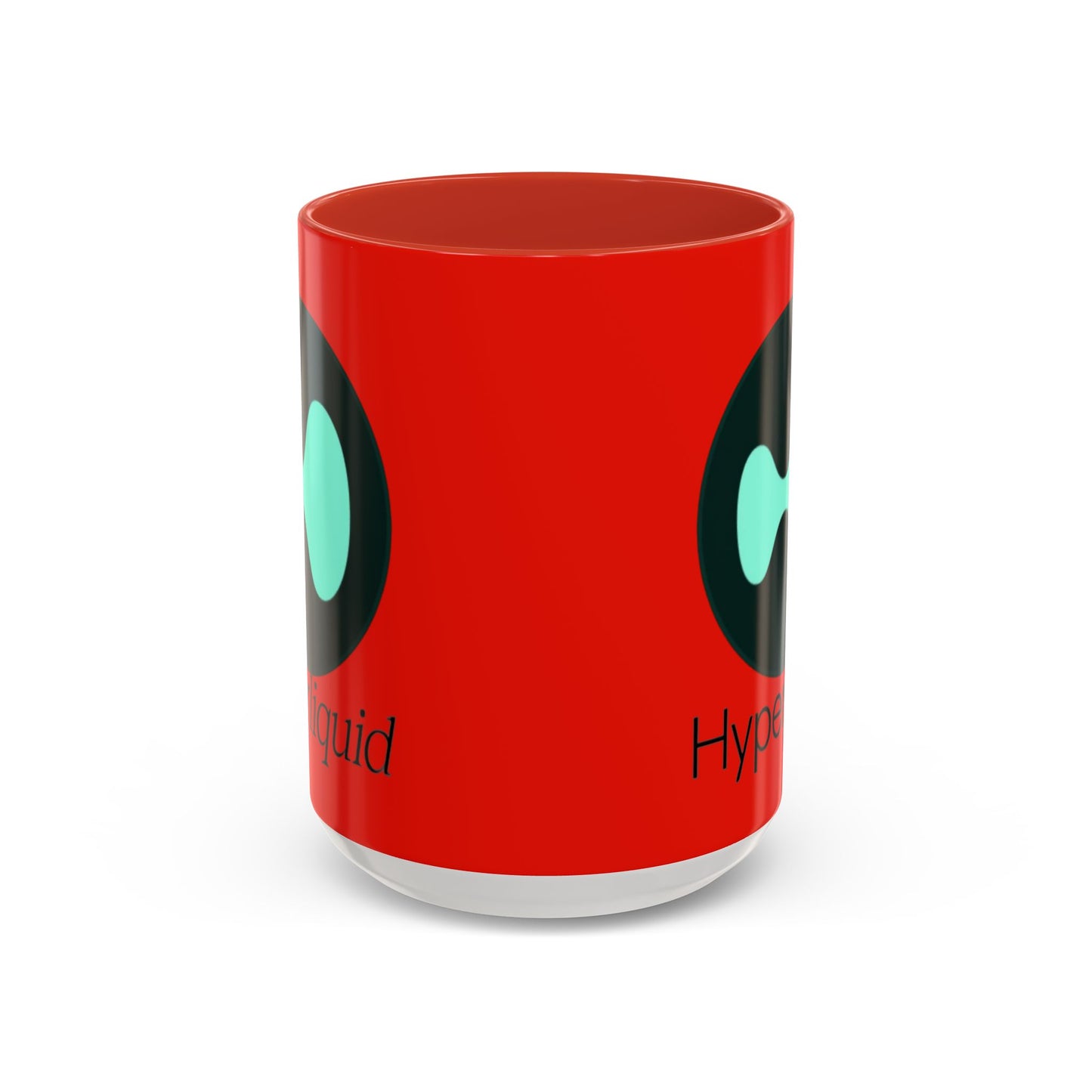 Hyperliquid Black font Red Accent Mug by cypherpunkgear.com