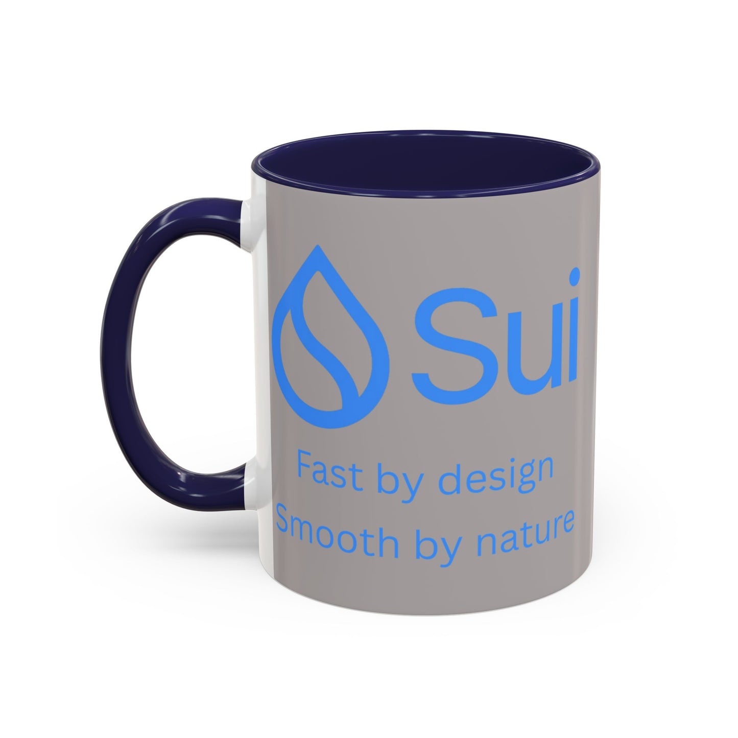 SUI Grey Accent Mug by cypherpunkgear.com