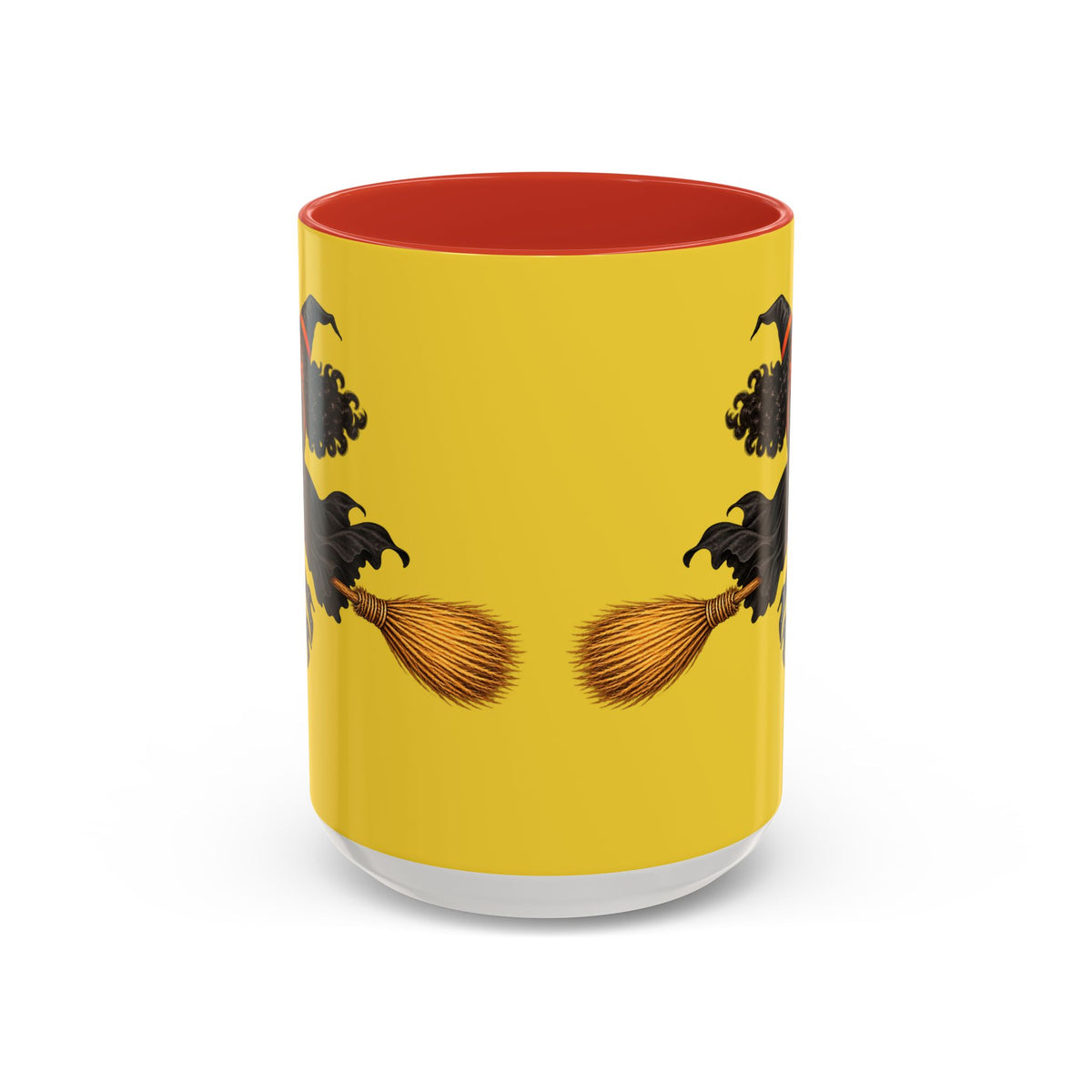 Velvet Vex Yellow Accent Mug by CreepyCrafts.boo