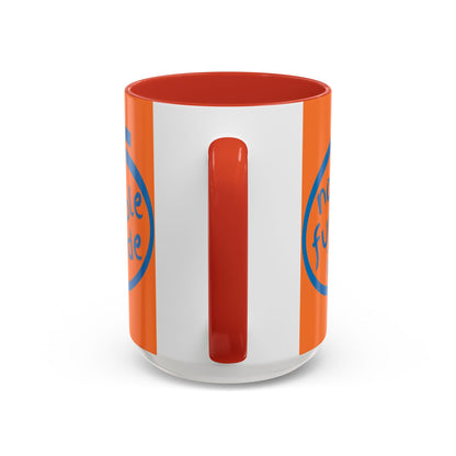 Non-Fungible Inside Orange Accent Mug by cypherpunkgear.com