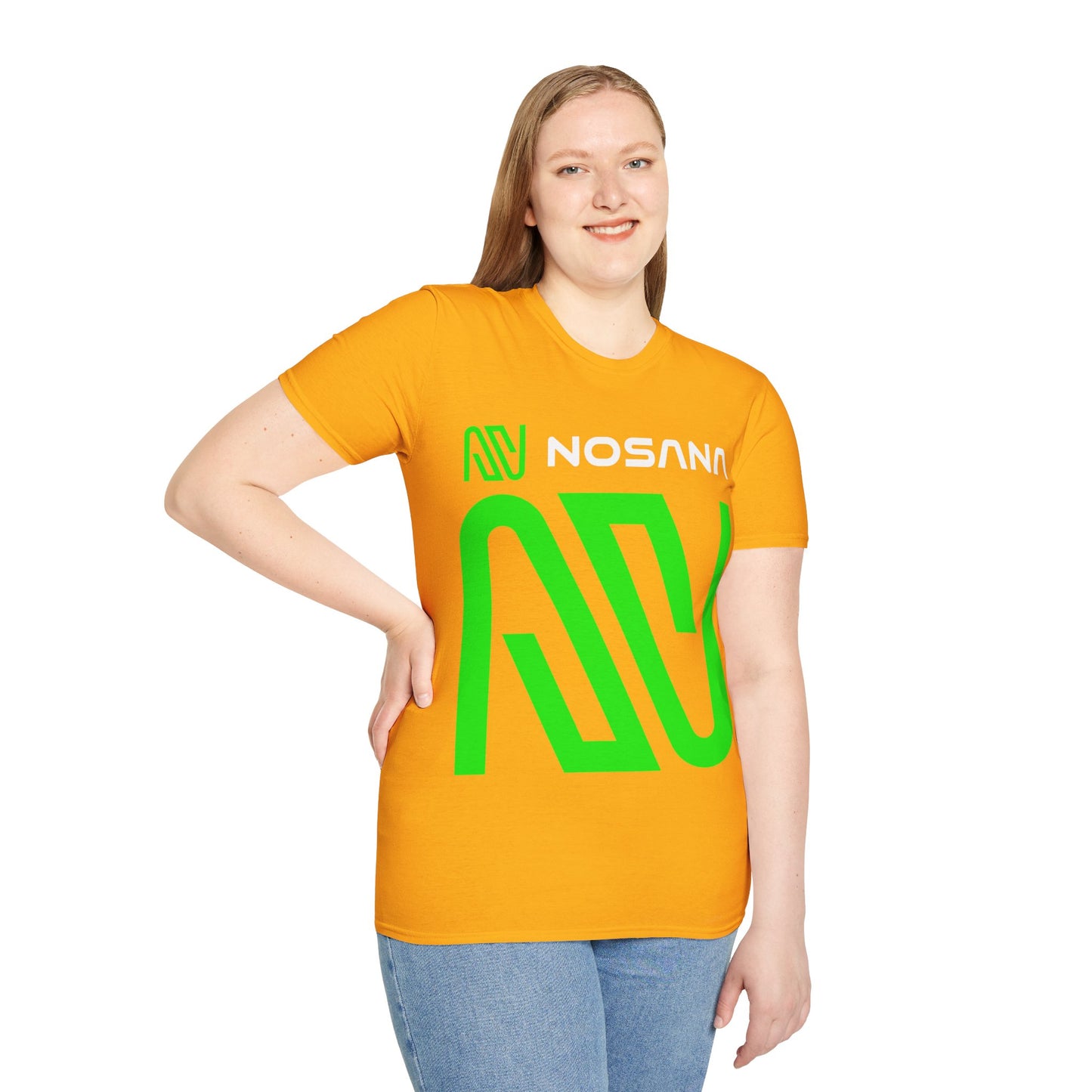 Nosana (NOS) Light colors Unisex T-Shirt by cypherpunkgear.com
