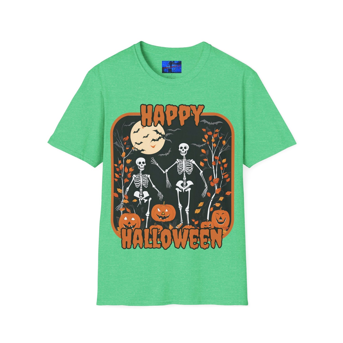 Spooktacular Skeletons of Halloween DKcolors Unisex T-shirt by cypherpunkgear