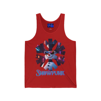 Snowpunk Unisex Jersey Tank Top by cypherpunkgear.com