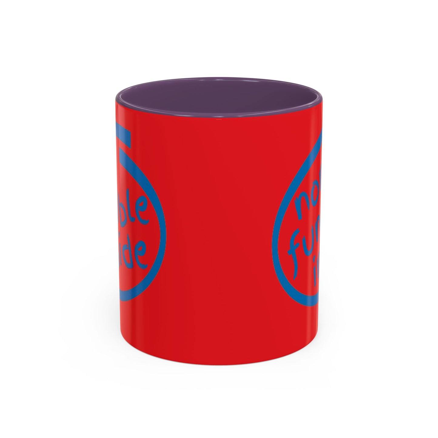 Non-Fungible Inside Red Accent Mug by cypherpunkgear.com