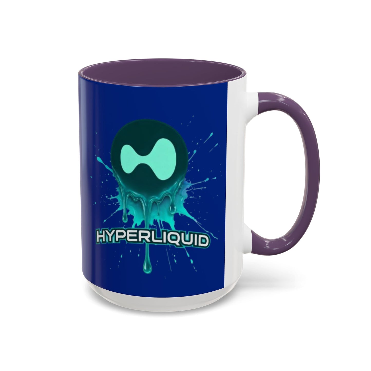 HYPE Drip Blue Accent Mug by cypherpunkgear.com