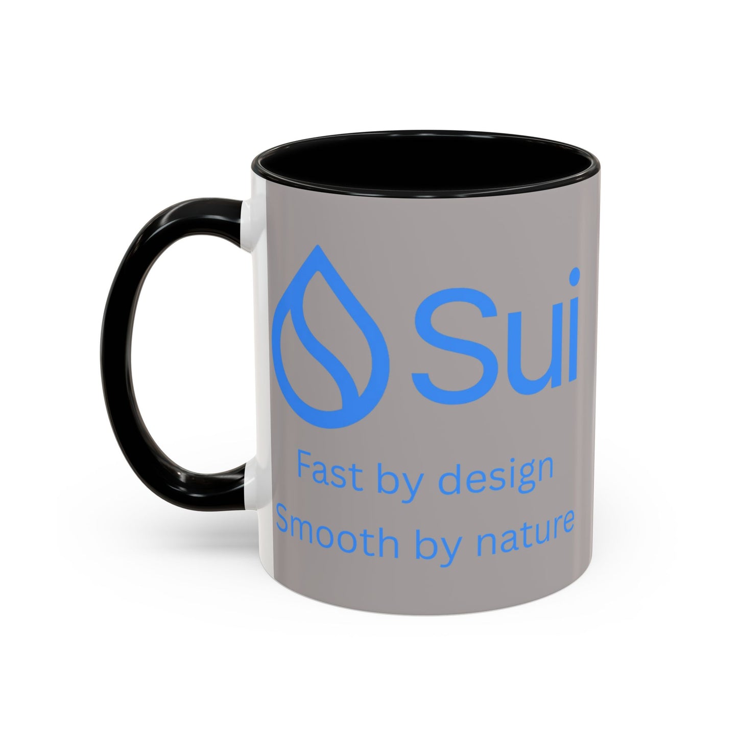 SUI Grey Accent Mug by cypherpunkgear.com