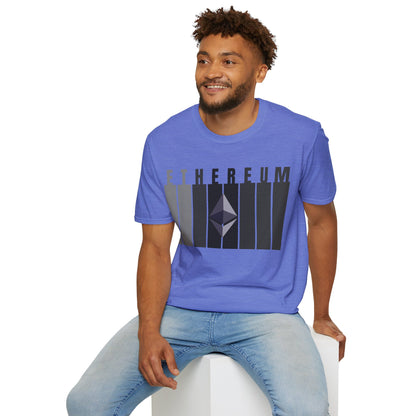 Ethereum (ETH) Light colors Unisex T-Shirt by cypherpunkgear.com