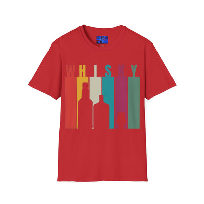 Whisky spelled without an 'e' LTcolors Unisex T-Shirt by cypherpunkgear.com