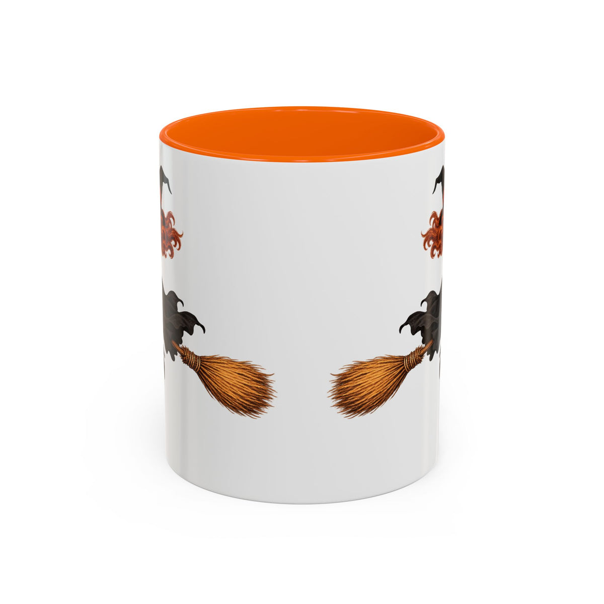 Hazel Hex White Accent Mug by CreepyCrafts.boo