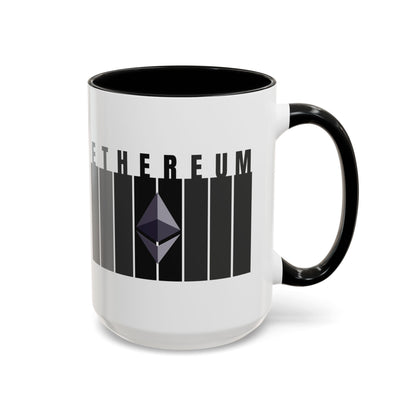Ethereum (ETH) Accent Mug by cypherpunkgear.com