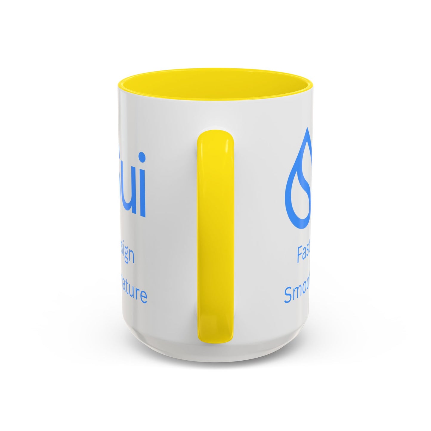 SUI White Accent Mug by cypherpunkgear.com