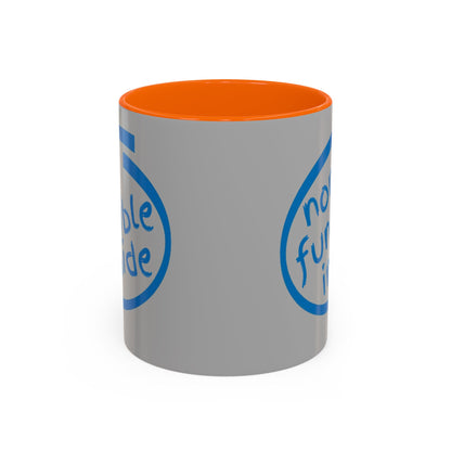 Non-Fungible Inside Grey Accent Mug by cypherpunkgear.com