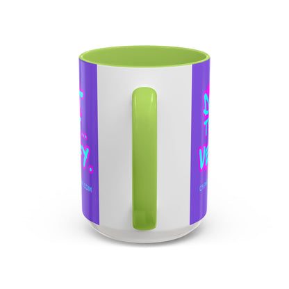 Don't Trust...Verify. Light Purple Accent Mug by cypherpunkgear.com