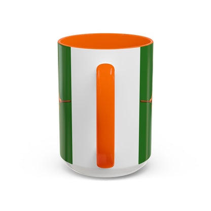 Hazel Hex Green Accent Mug by CreepyCrafts.boo