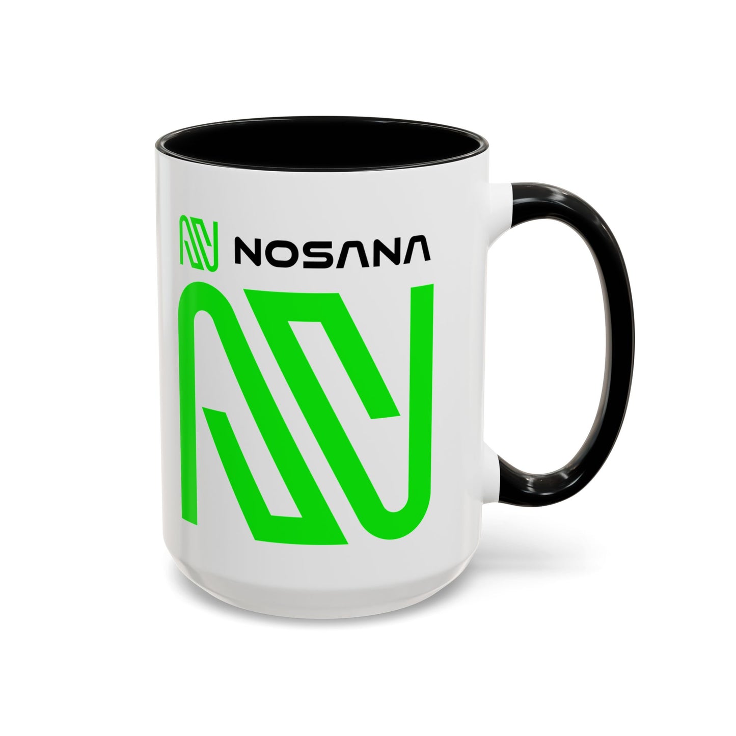 Nosana (NOS) Accent Mug by cypherpunkgear