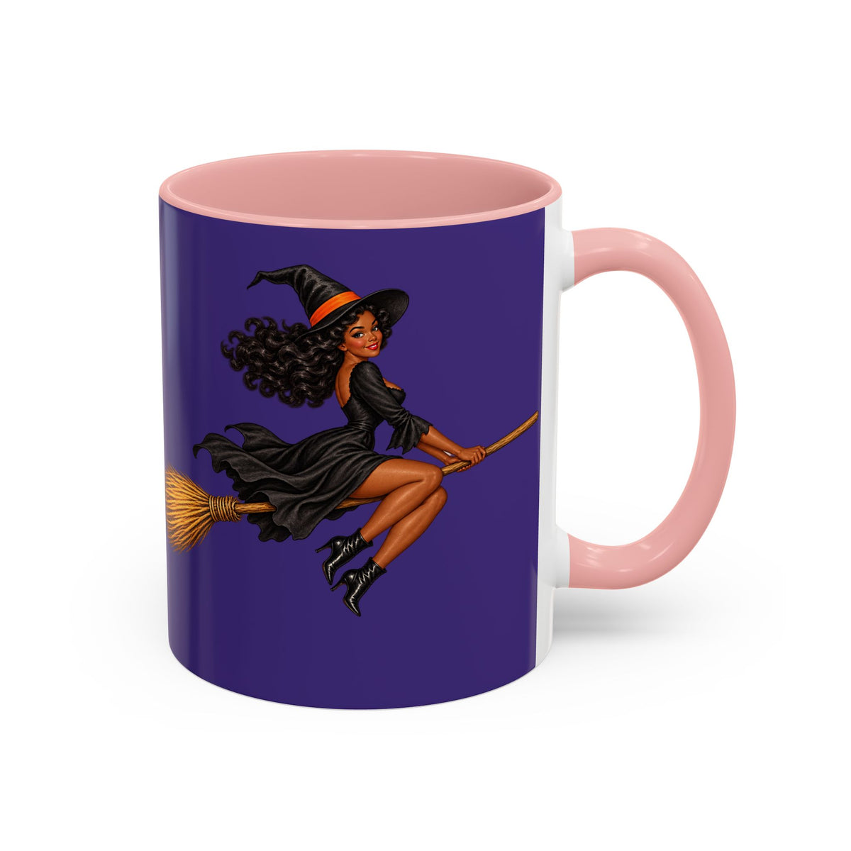 Velvet Vex Purple Accent Mug by CreepyCrafts.boo