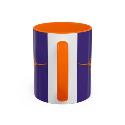 Velvet Vex Purple Accent Mug by CreepyCrafts.boo