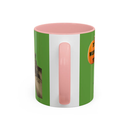 Is it Halloween yet? Skeleton's Pumpkin Accent Mug by CreepyCrafts.boo