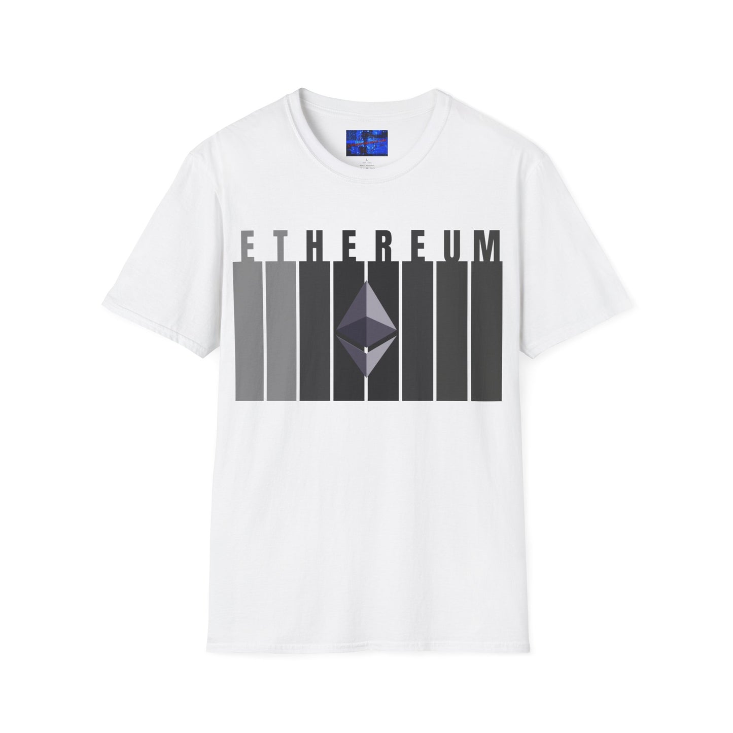 Ethereum (ETH) Light colors Unisex T-Shirt by cypherpunkgear.com