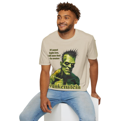 Frankenstein's Creature Light colors Unisex T-Shirt by CreepyCrafts.boo