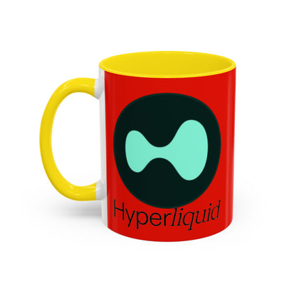Hyperliquid Black font Red Accent Mug by cypherpunkgear.com