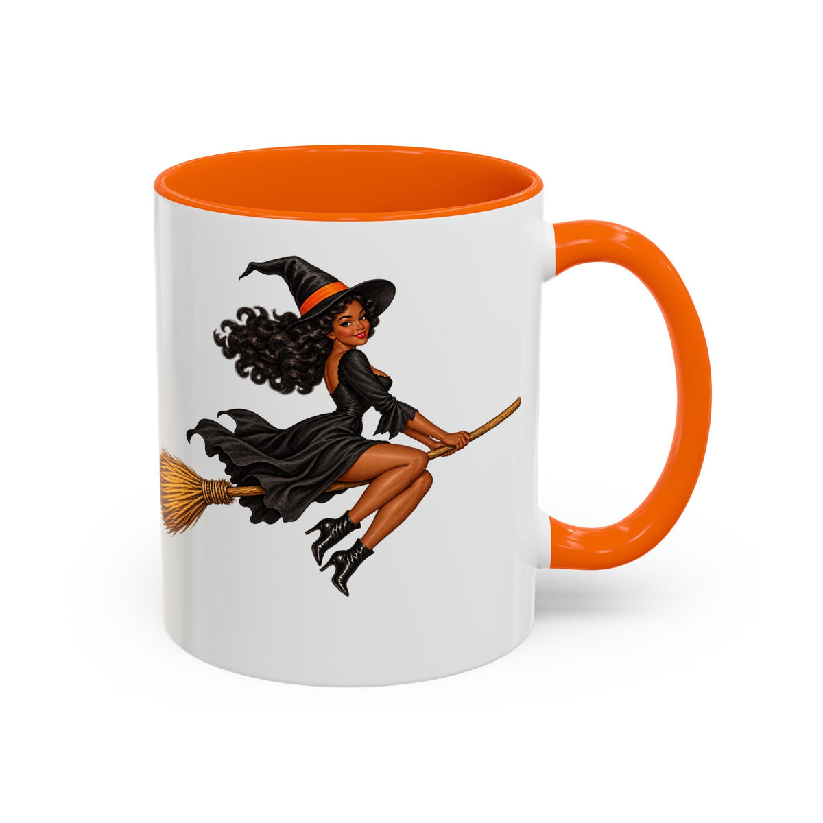 Velvet Vex White Accent Mug by CreepyCrafts.boo