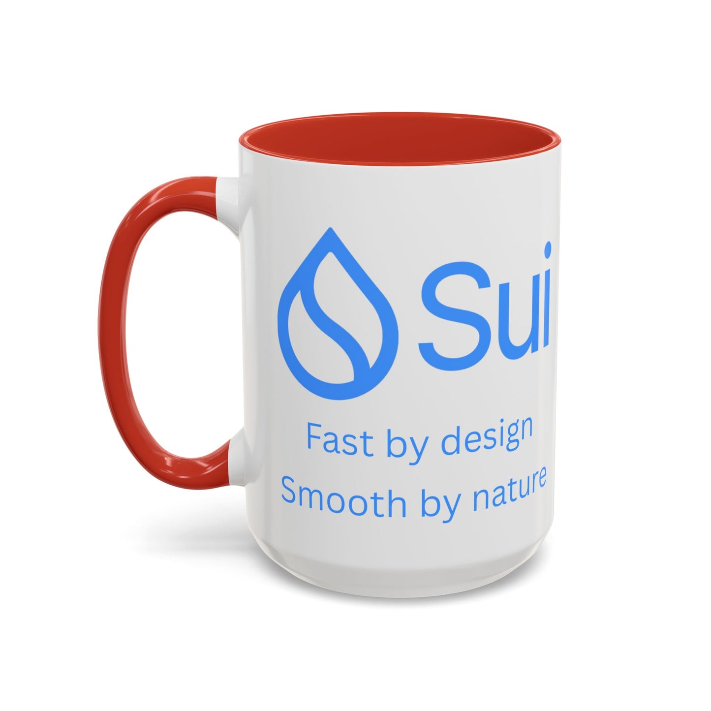 SUI White Accent Mug by cypherpunkgear.com
