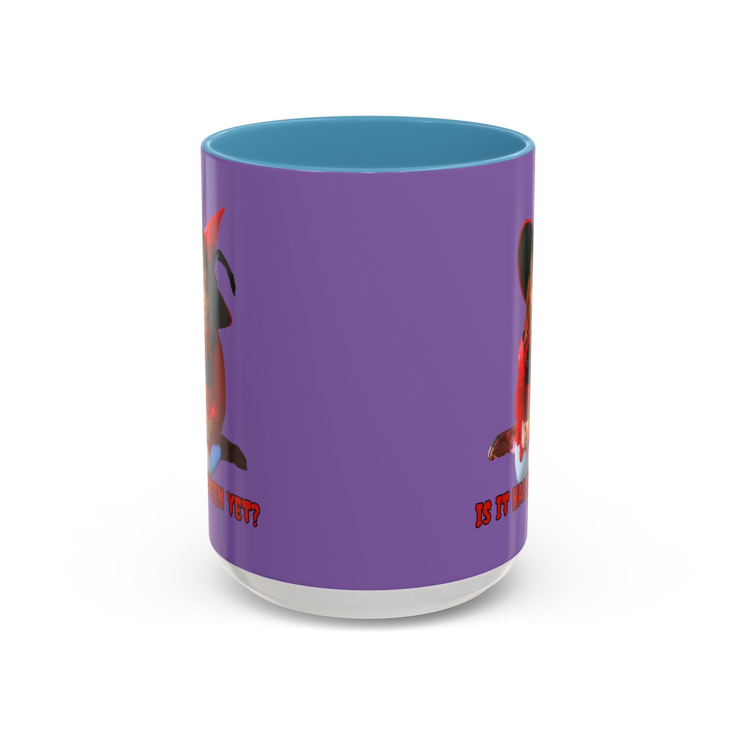 Is it Halloween yet? Light Purple Accent Mug by CreepyCrafts.boo