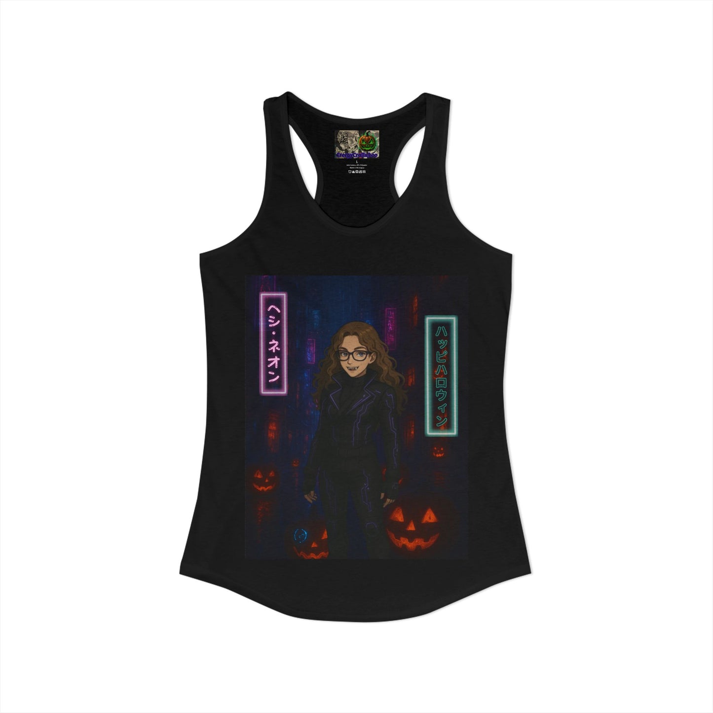 Hethyr Neon Women's Racerback Tank Top by CreepyCrafts.boo