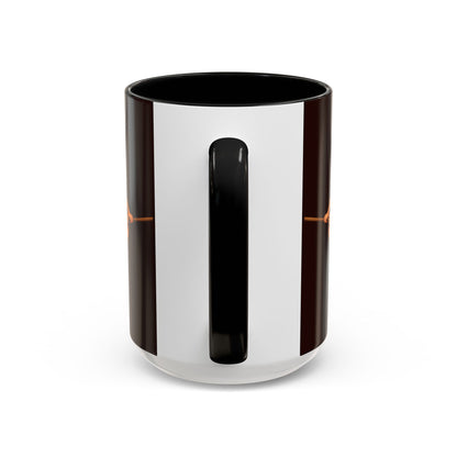 Hazel Hex Brown Accent Mug by CreepyCrafts.boo