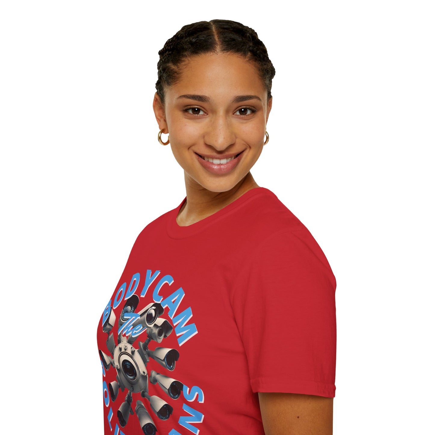 Bodycam the Politicians Cameras Light colors Unisex T-Shirt by cypherpunkgear.com