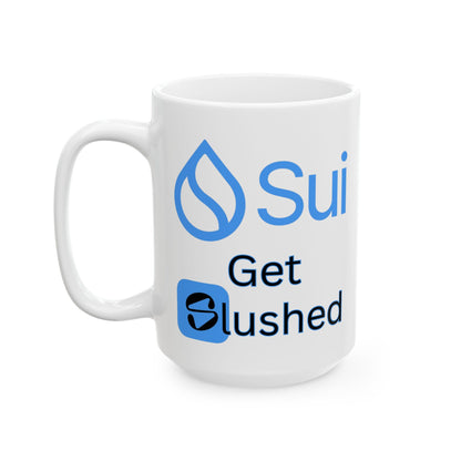 Sui: Get Slushed White Mug by cypherpunkgear.com