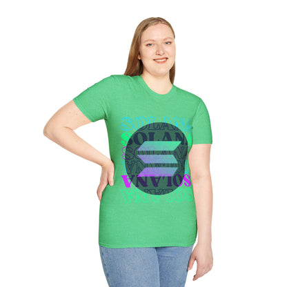 Solana, Solana, Solana (SOL) Dark colors Unisex T-Shirt by cypherpunkgear.com