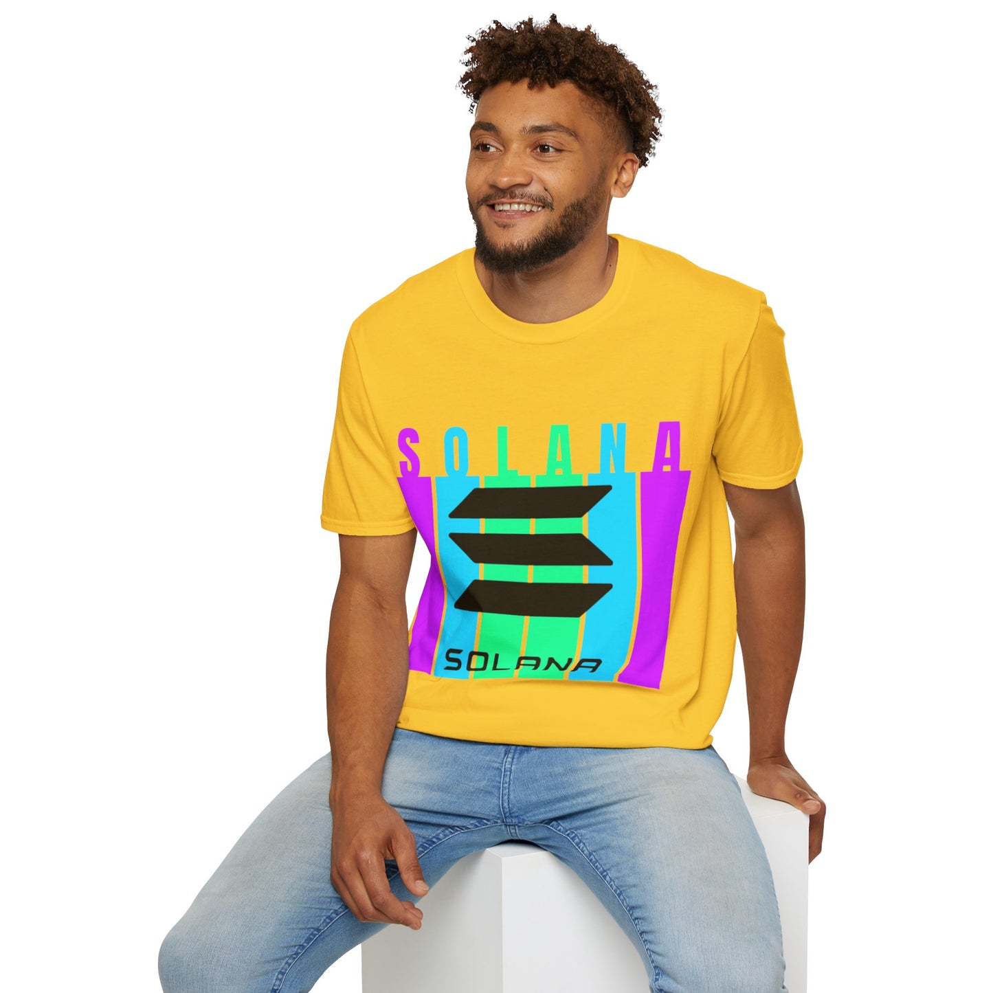 Solana (SOL) Freedom LTcolors Unisex T-Shirt by cypherpunkgear