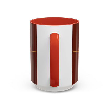 Velvet Vex Brown Accent Mug by CreepyCrafts.boo