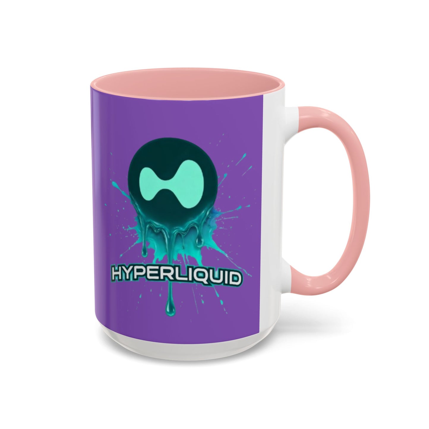HYPE Drip Light Purple Accent Mug by cypherpunkgear.com