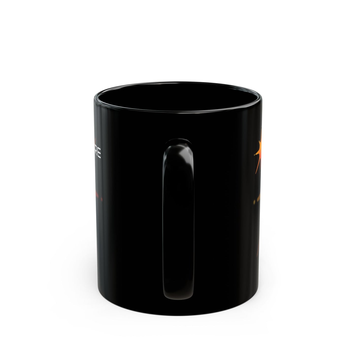 Solflare Black Mug by cypherpunkgear.com