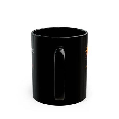 Solflare Black Mug by cypherpunkgear.com