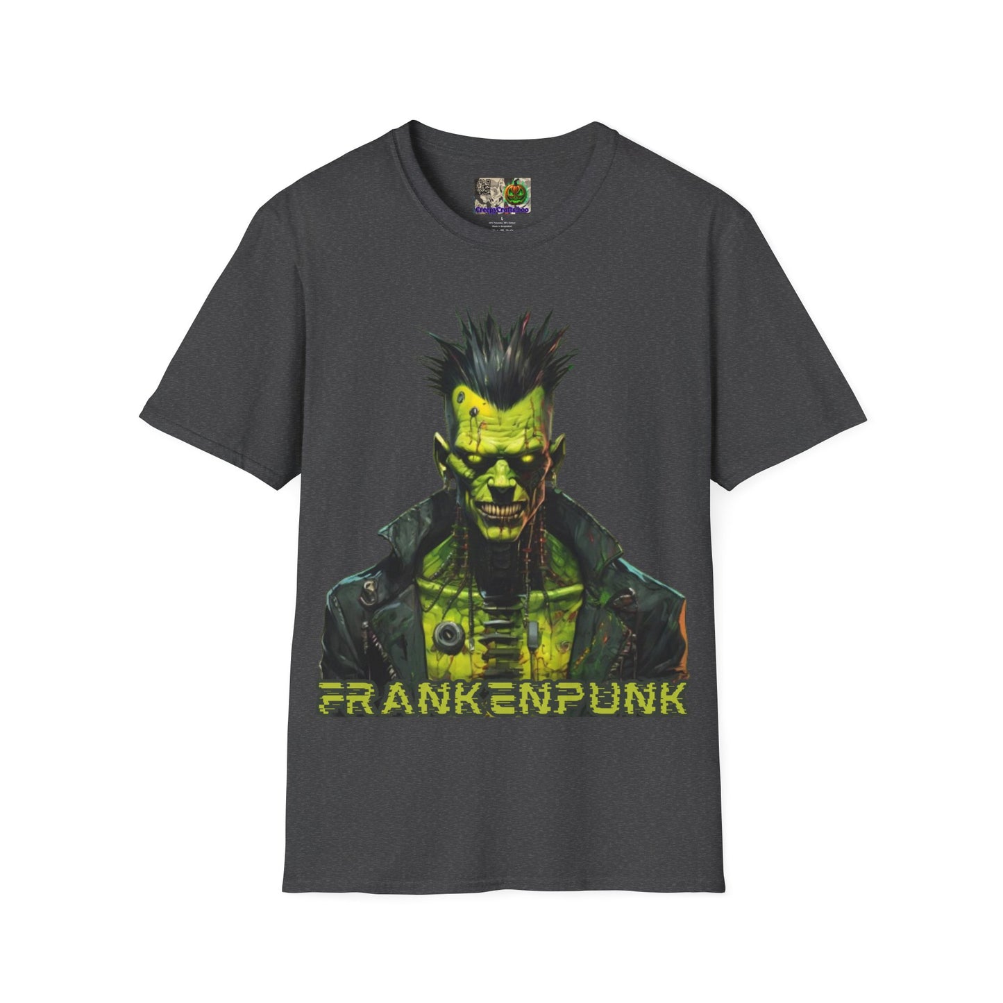 Frankenpunk Dark colors Unisex T-Shirt by CreepyCrafts.boo