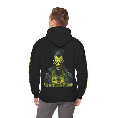 Frankenpunk Hoodie Unisex Hooded Sweatshirt by CreepyCrafts.boo