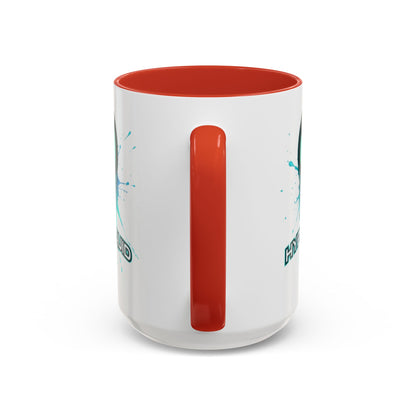 HYPE Drip White Accent Mug by cypherpunkgear.com