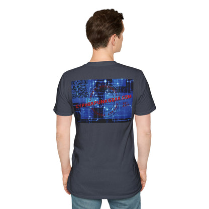 2-sided, cypherpunkgear.com logo Dark colors Unisex T-Shirt by cypherpunkgear.com