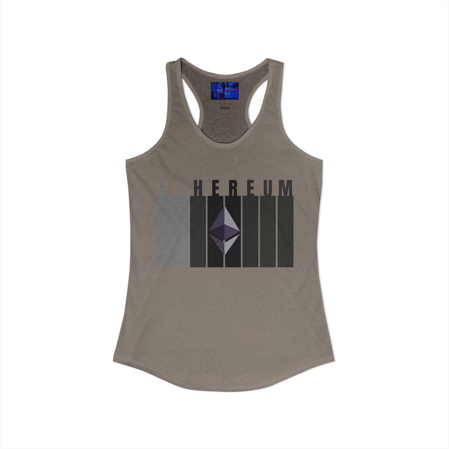Ethereum (ETH) Women's Racerback Tank Top by cypherpunkgear.com