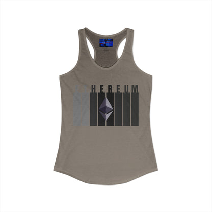 Ethereum (ETH) Women's Racerback Tank Top by cypherpunkgear.com