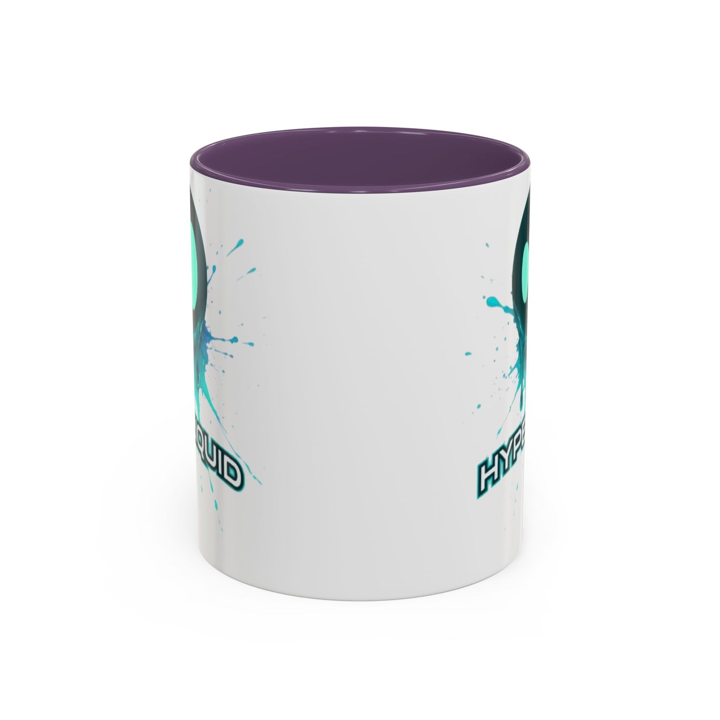 HYPE Drip White Accent Mug by cypherpunkgear.com