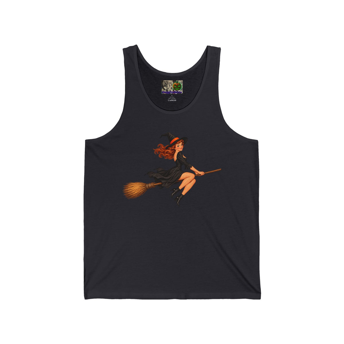 Hazel Hex Unisex Jersey Tank Top by CreepyCrafts.boo