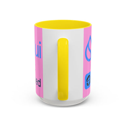 Sui: Get Slushed Pink Accent Mug by cypherpunkgear.com