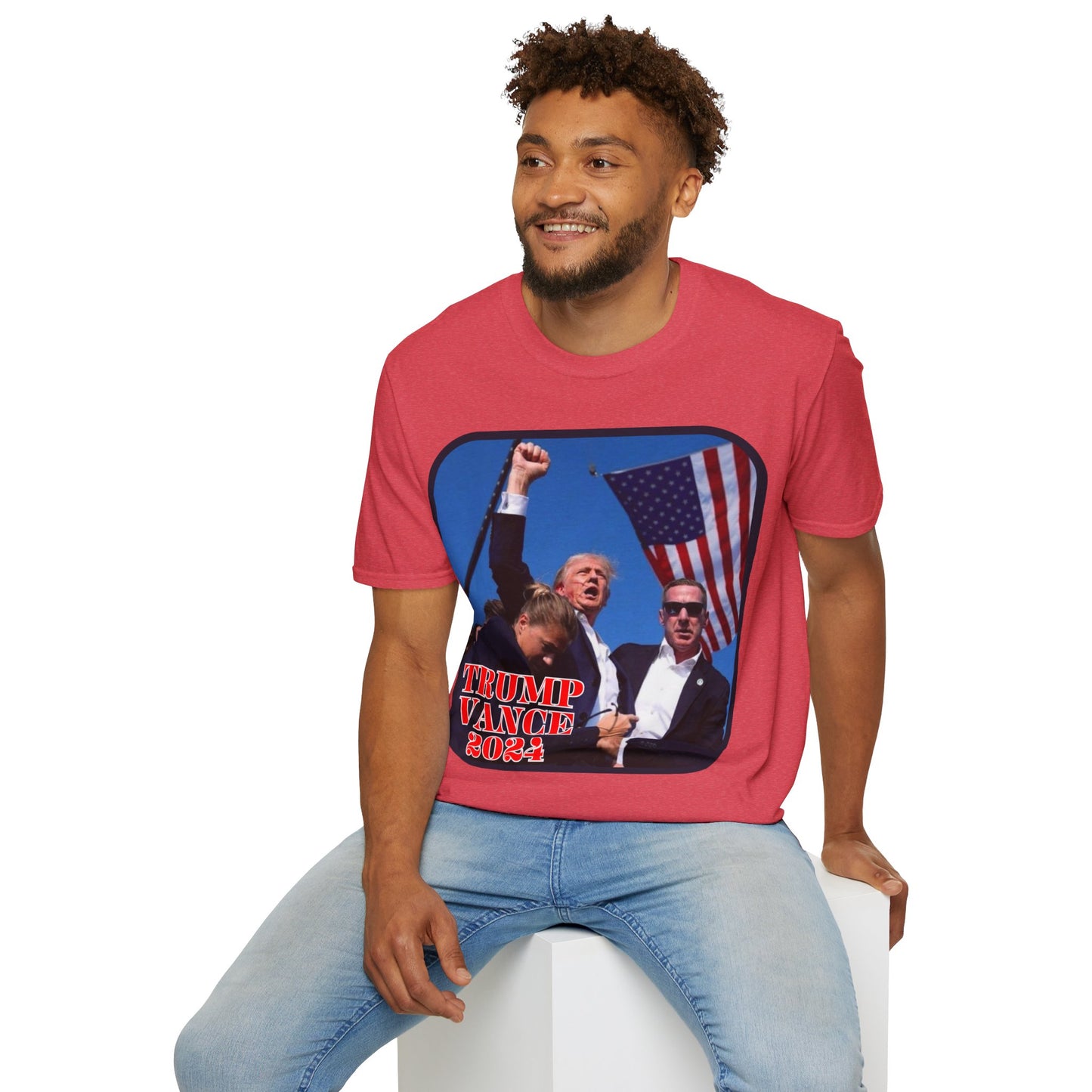 Trump and Vance 2024 LTcolors Unisex T-Shirt by cypherpunkgear