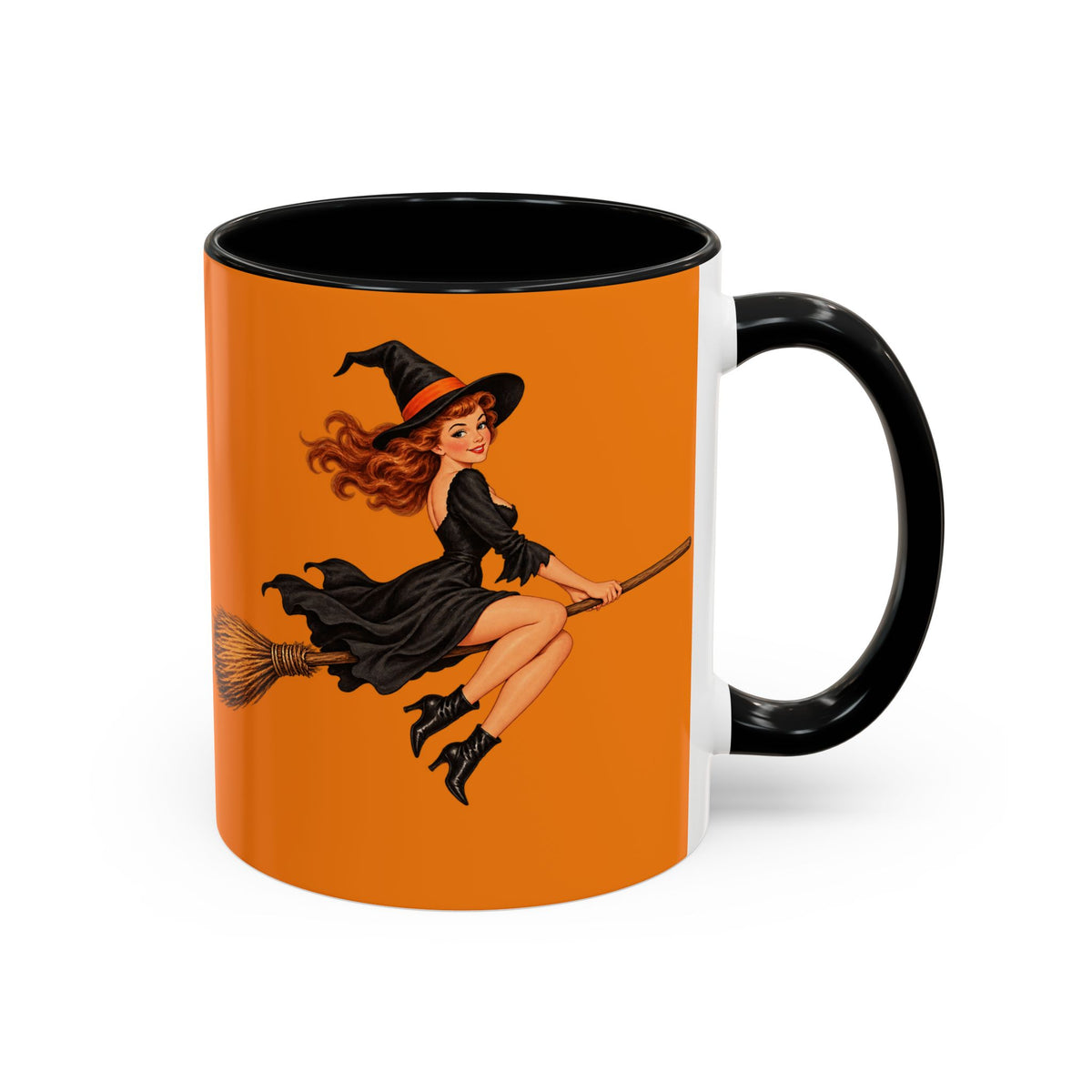 Hazel Hex Orange Accent Mug by CreepyCrafts.boo